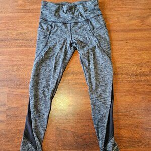 Women's marled gray Athleta running tights